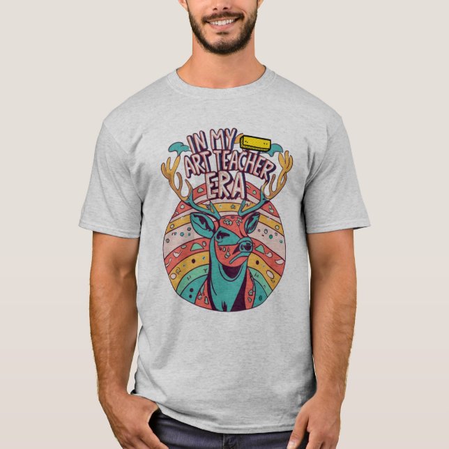 Camiseta En la era de mi profesor de arte Unisex Softstyle (Anverso)