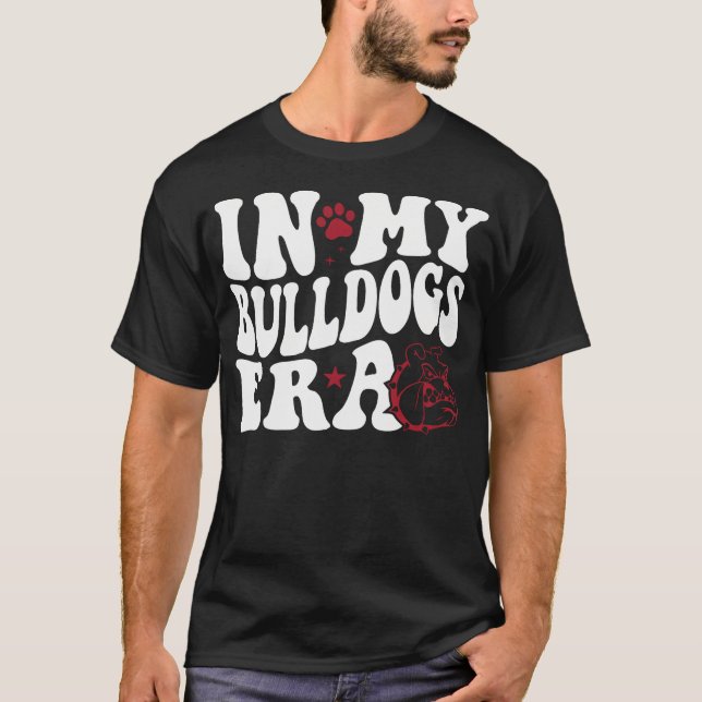 Camiseta En La Era De Mis Bulldoges Para El Deporte Mascota (Anverso)