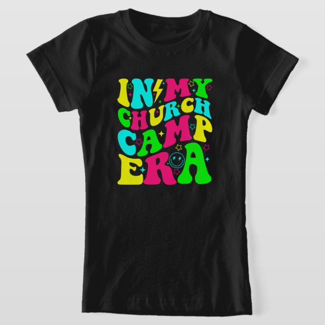 Camiseta En la era de mis campos de iglesia, campamento de  (Distribución)