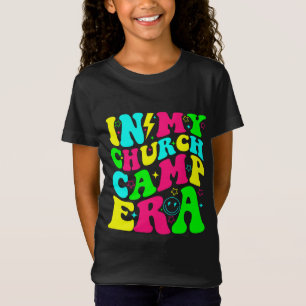 Camiseta En la era de mis campos de iglesia, campamento de 