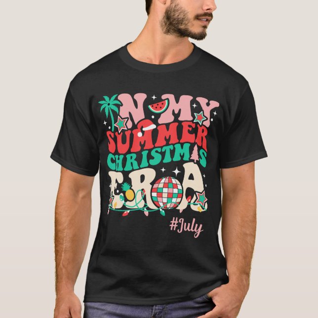 Camiseta En la era de mis Navidades, divertidas navidades d (Anverso)