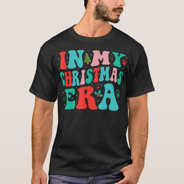 Camiseta En la era de mis Navidades, vacaciones de Navidade (Anverso)