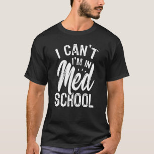 Camiseta En La Escuela Med Estudiante Med