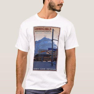 Camiseta En la estación de tren de Grindelwald