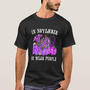 Camiseta En La Familia De Noviembre Usamos Epilepsia De Cal