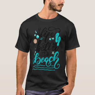 Camiseta En La Familia De Vacaciones De Verano En Playa
