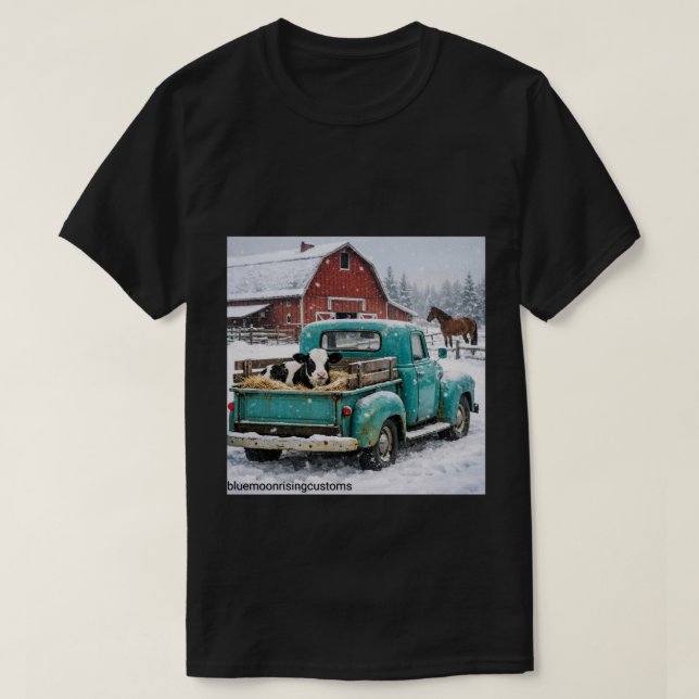 Camiseta En la granja (Diseño del anverso)