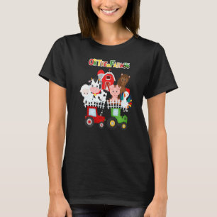 Camiseta En La Granja De Barnyard Los Animales Cutan Niño P