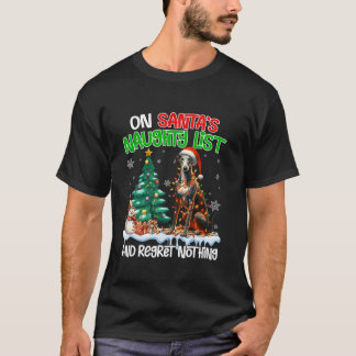 Camiseta En la lista de navidad de Santa Lucía nada es malo
