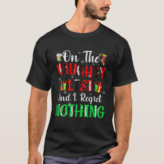 Camiseta En La Lista Malvada Y Lamento Nada De Xma Gracioso