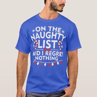 Camiseta En La Lista Malvada Y No Me Arrepito De Nada Más C