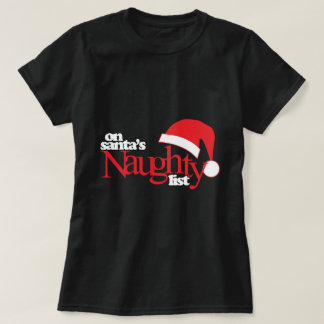 Camiseta En la lista traviesa de Santa