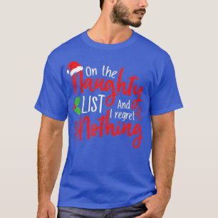 Camiseta En la lista traviesa y me arrepiento de nada graci