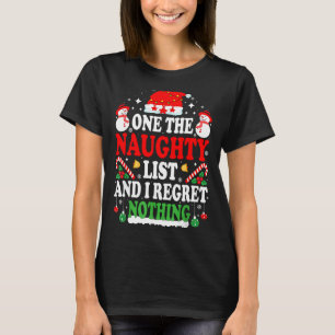 Camiseta En La Lista Traviesa Y No Me Arrepiento Nada Diver