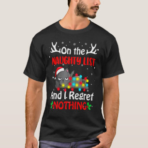 Camiseta En La Lista Traviesa Y No Me Arrepiento Nada Diver