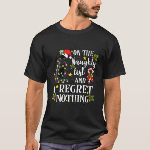 Camiseta En La Lista Traviesa Y No Me Arrepiento Nada Gato 