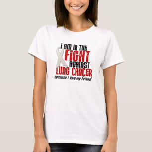 Camiseta En la lucha contra el cáncer de pulmón