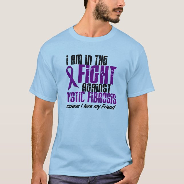 Camiseta En la lucha contra la fibrosis quística APENADA (Anverso)
