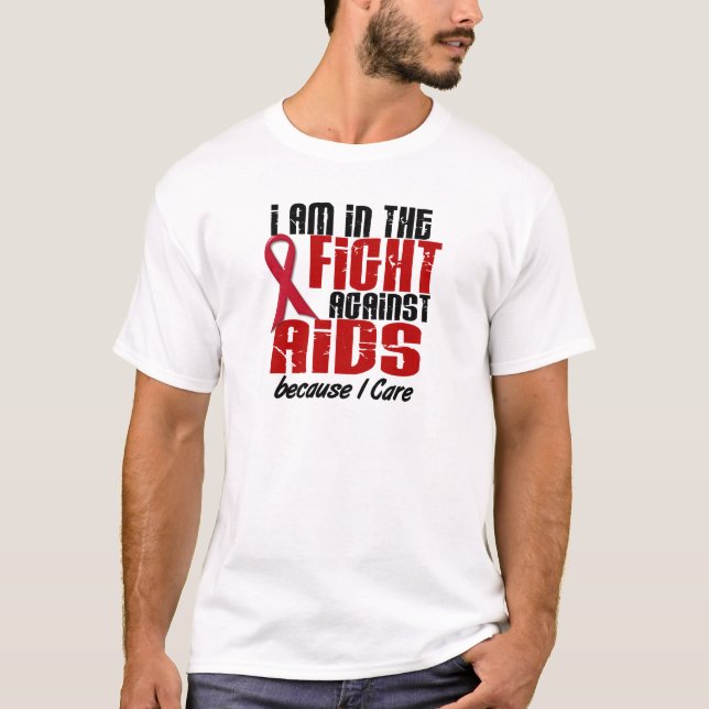 Camiseta En la lucha contra SIDA (Anverso)