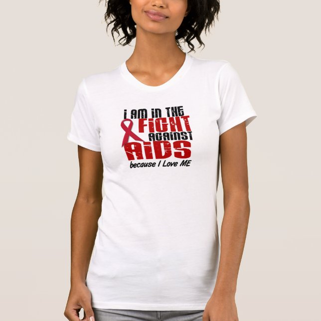 Camiseta En la lucha contra SIDA (Anverso)