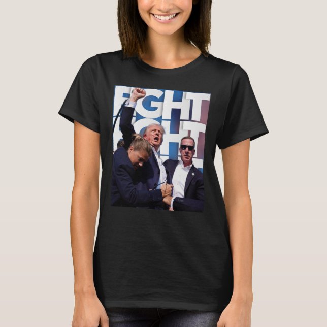 Camiseta En la lucha de Trump por Estados Unidos Trump inde (Anverso)
