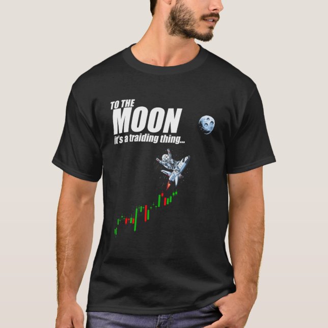 Camiseta En la luna es un objeto de intercambio de tokens d (Anverso)