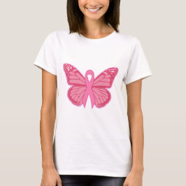 Camiseta En La Mariposa Rosa