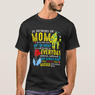 Camiseta En La Memoria Amada De Mamá En El Cielo, Mi Mamá