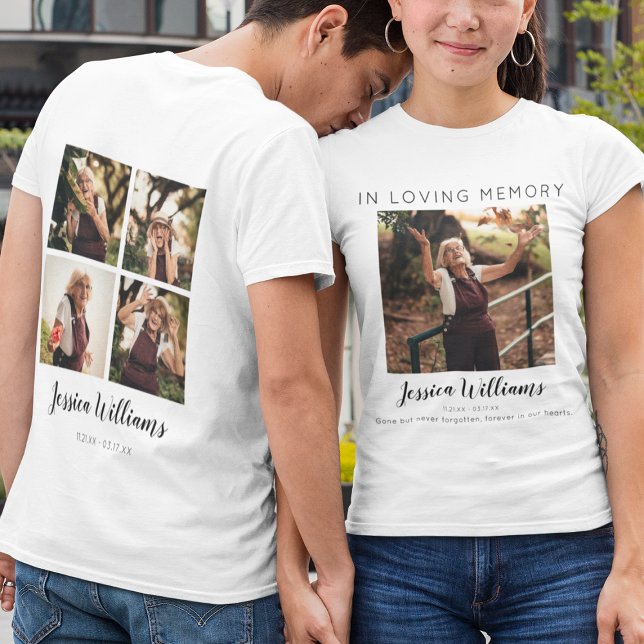 Camiseta En la memoria amorosa | 5 COLLAGE DE FOTOS | Monum (Subido por el creador)