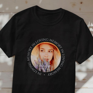Camiseta En la memoria amorosa simple Personalizado moderna