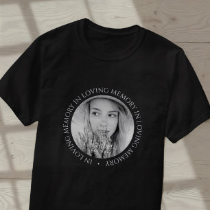 Camiseta En la memoria amorosa simple Personalizado moderna