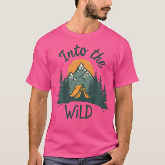 Camiseta En la naturaleza salvaje de las montañas de Campin