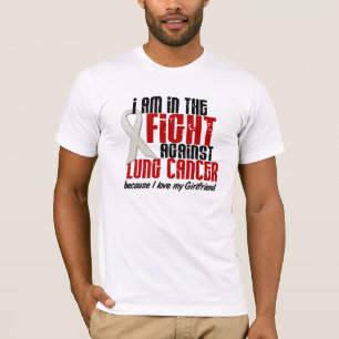 Camiseta En la NOVIA del cáncer de pulmón de la lucha
