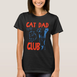 Camiseta (en la parte trasera) Club de Papá Gato La Vida Es