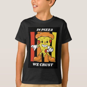 Camiseta En la pizza, corteza