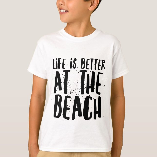 Camiseta En La Playa (Anverso)