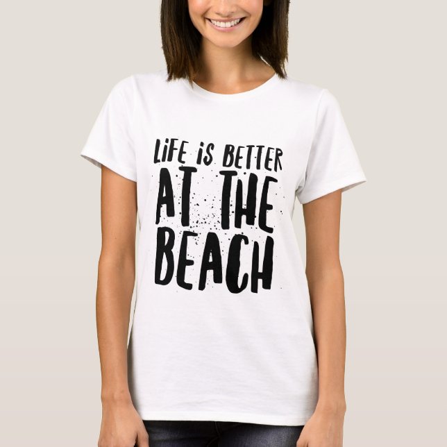 Camiseta En La Playa (Anverso)