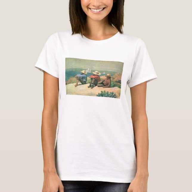 Camiseta En la playa, 1875 (p/c) (Anverso)