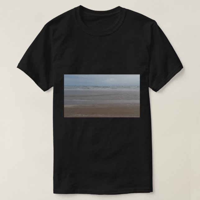 Camiseta En la playa al sur de la isla de PADRE (Diseño del anverso)