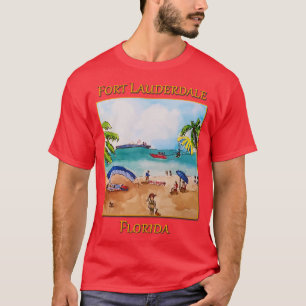 Camiseta En la playa Fort Lauderdale Florida TShirt 10
