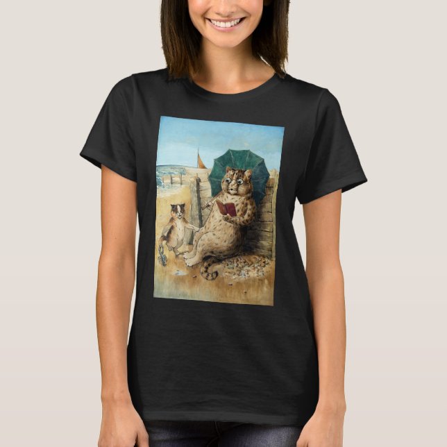 Camiseta En La Playa, Louis Wain (Anverso)