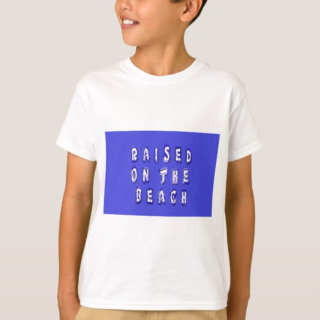 Camiseta En la playa: Un diseño náutico (Anverso)