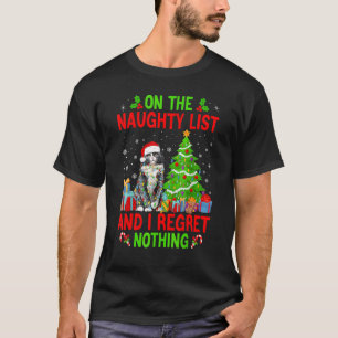 Camiseta En La Rata Lista De Navidad Y No Lamento Nada De G