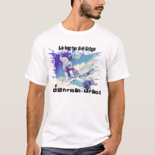 Camiseta En la rutina de la Snowboard j2A California del