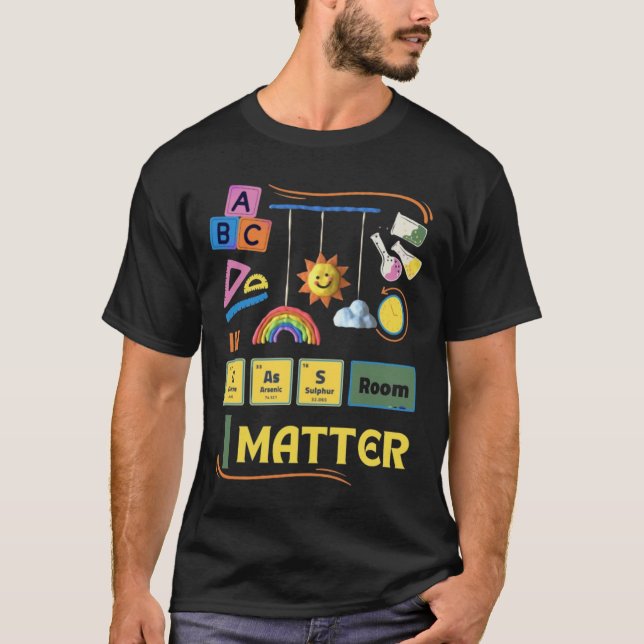 Camiseta En la sala I Pegatina del profesor (Anverso)