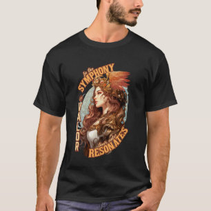 Camiseta En la Sinfonía de Valor Art Nouveau Valkiria
