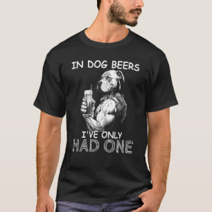 Camiseta En las cervezas de perro solo he bebido un perro
