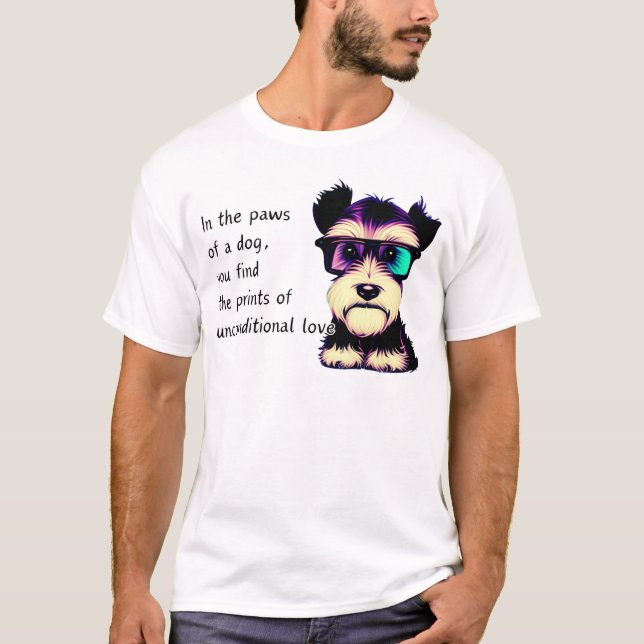 Camiseta En las garras de un perro (Anverso)