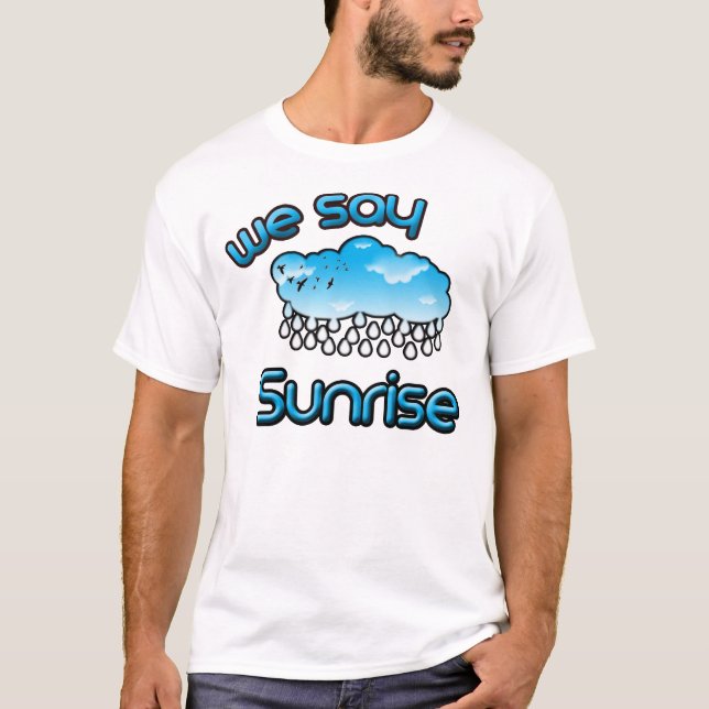 Camiseta En las nubes (Anverso)