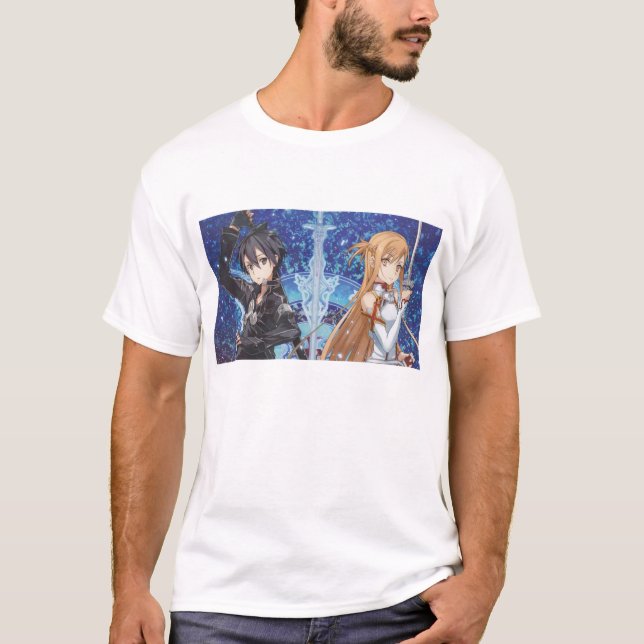 Camiseta en línea del arte de la espada (Anverso)